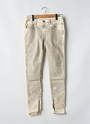 Pantalon slim bej REIKO femeie