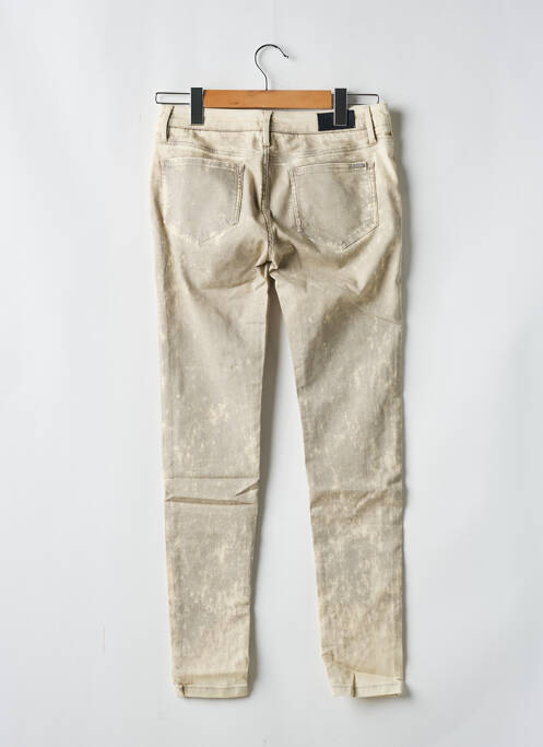 Pantalon slim bej REIKO femeie