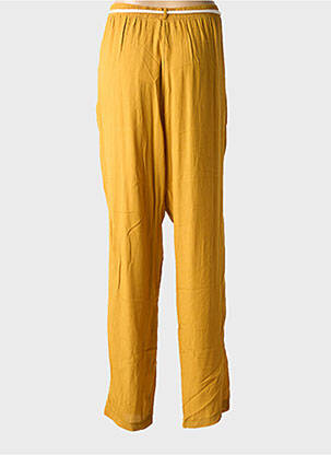 Pantalon drept talie joasă galben GRIFFON femeie