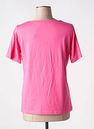 Tricou elasticitate mâneci scurte roz TELMAIL femeie