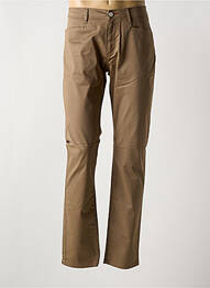 Pantalon drept croială dreaptă bej LA CIBLE ROUGE homme
