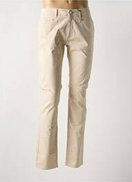 Pantalon drept croială dreaptă bej LA CIBLE ROUGE homme