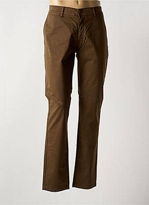 Pantalon slim buzunare maro LA CIBLE ROUGE femeie