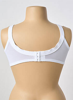 Sutien efect material satinat top sutien modelat alb TRIUMPH femeie