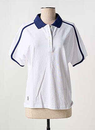 Polo alb VICOMTEA femeie