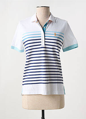 Polo alb VICOMTEA femeie