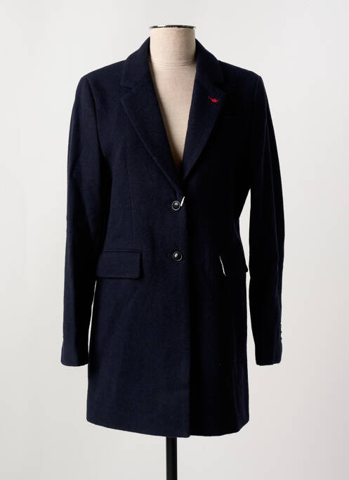 Palton lung albastru VICOMTEA bărbat