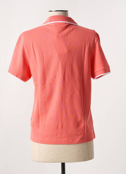 Polo închidere cu nasturi pe față mâneci scurte portocaliu VICOMTEA femme