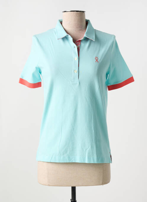 Polo albastru VICOMTEA femeie