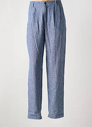 Pantalon chino albastru VICOMTEA femeie