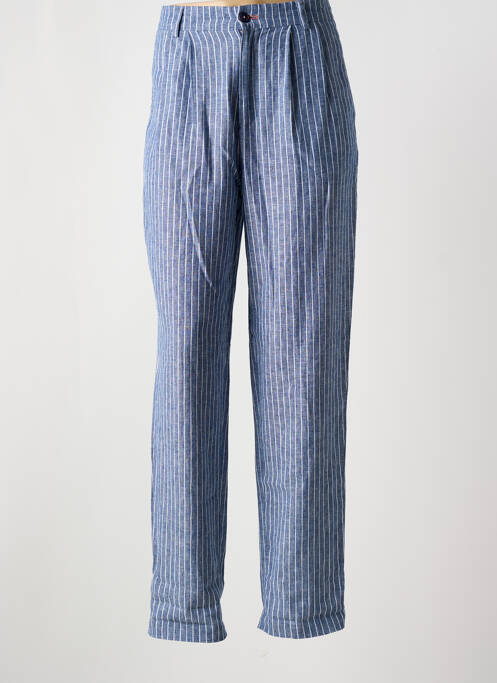 Pantalon chino albastru VICOMTEA femeie