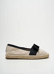 Espadrile vârf rotund toc plat până la 3 cm negru ESCADRILLE femme