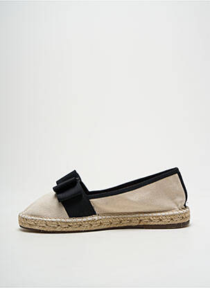 Espadrile vârf rotund toc plat până la 3 cm negru ESCADRILLE femeie