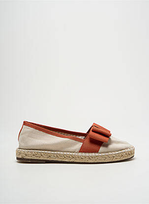 Espadrile vârf rotund toc plat până la 3 cm portocalie ESCADRILLE femeie