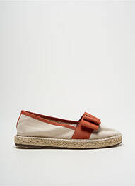 Espadrile vârf rotund toc plat până la 3 cm portocaliu ESCADRILLE femme