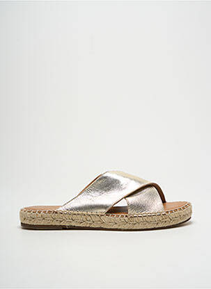 Mulete/Saboți auriu ESCADRILLE femeie