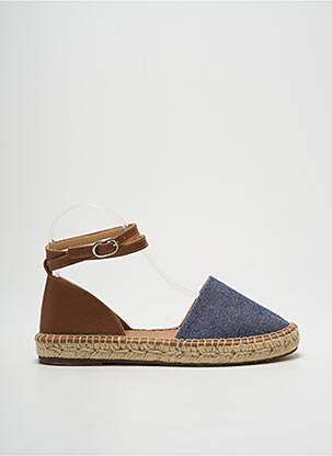 Espadrile vârf rotund toc plat până la 3 cm maro ESCADRILLE femeie