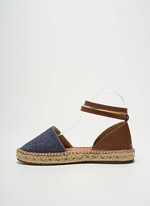 Espadrile vârf rotund toc plat până la 3 cm maro ESCADRILLE femeie
