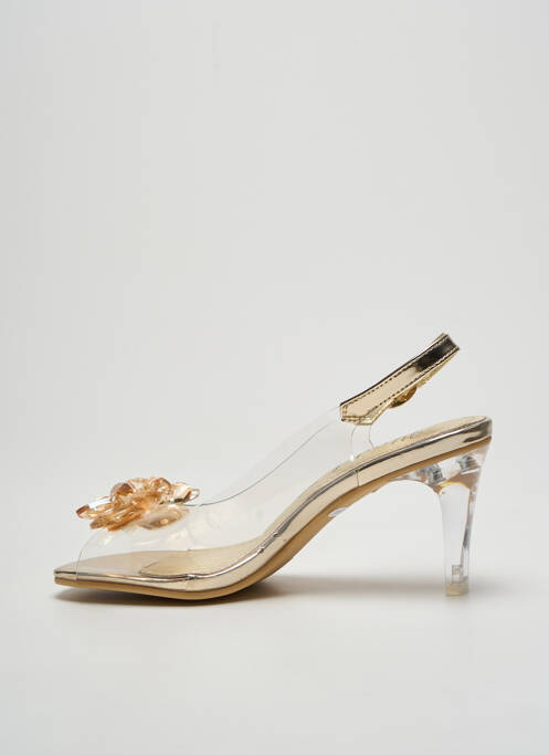 Sandale/Pantofi decupați auriu MISSTYL femeie