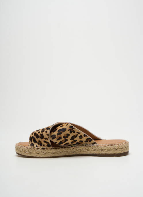 Mulete/Saboți bej ESCADRILLE femeie