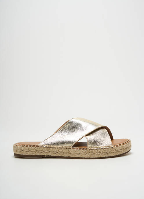 Mulete/Saboți auriu ESCADRILLE femeie