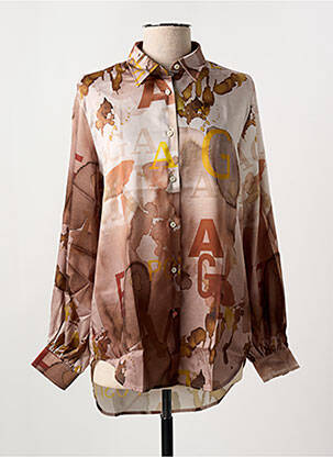 Cămașă maro LA CIBLE ROUGE femeie