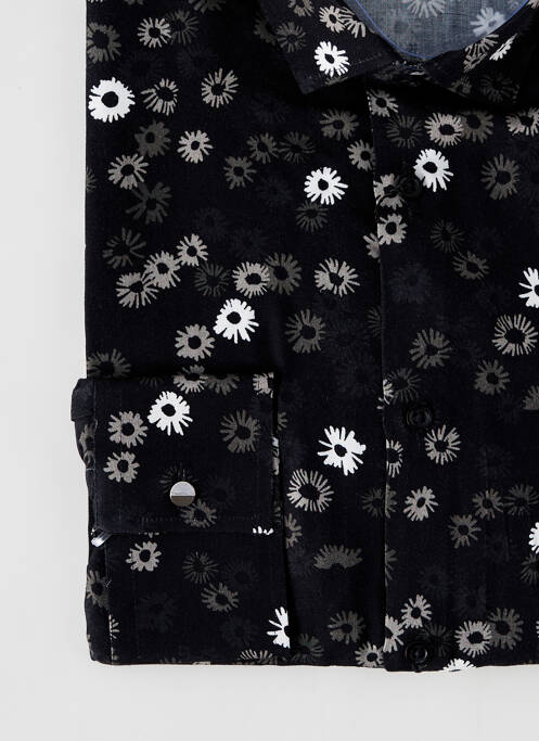 Cămașă cu mâneci lungi negru LA CIBLE ROUGE bărbat