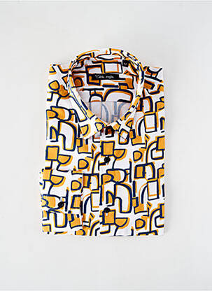 Cămașă cu mâneci lungi alb LA CIBLE ROUGE bărbat