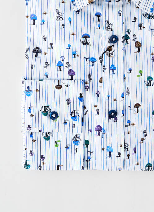 Cămașă cu mâneci lungi alb LA CIBLE ROUGE bărbat