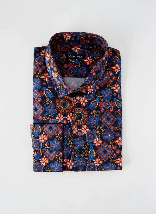 Cămașă cu mâneci lungi negru LA CIBLE ROUGE bărbat