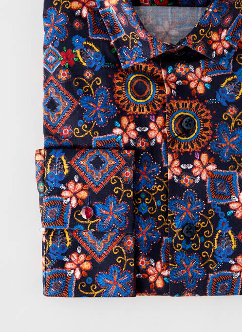 Cămașă cu mâneci lungi negru LA CIBLE ROUGE bărbat