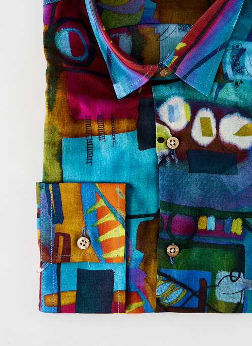 Cămașă cu mâneci lungi albastru LA CIBLE ROUGE bărbat