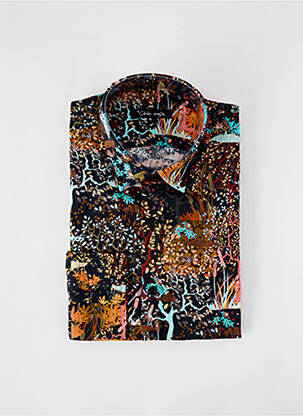 Cămașă cu mâneci lungi negru LA CIBLE ROUGE bărbat