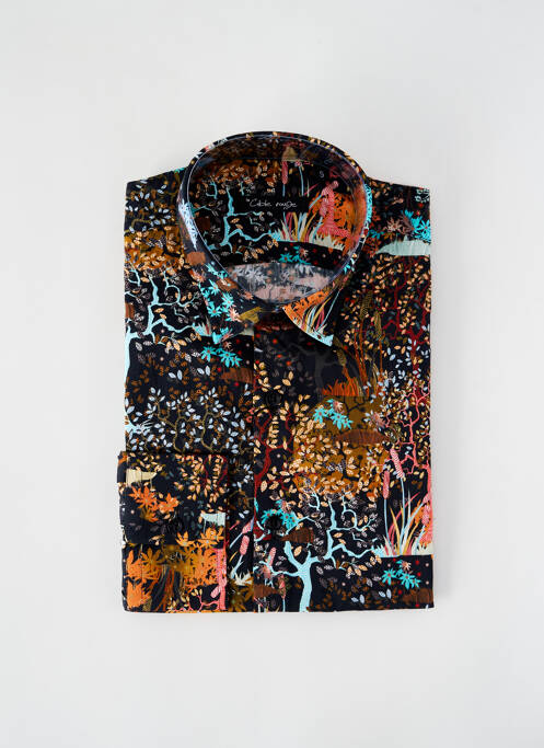 Cămașă cu mâneci lungi negru LA CIBLE ROUGE bărbat