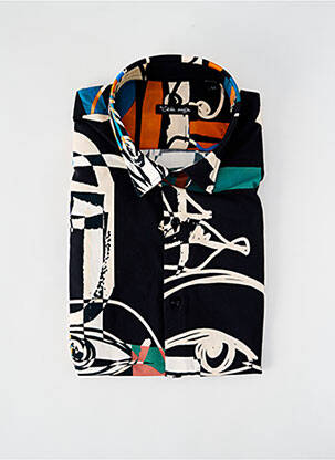 Cămașă cu mâneci lungi negru LA CIBLE ROUGE bărbat