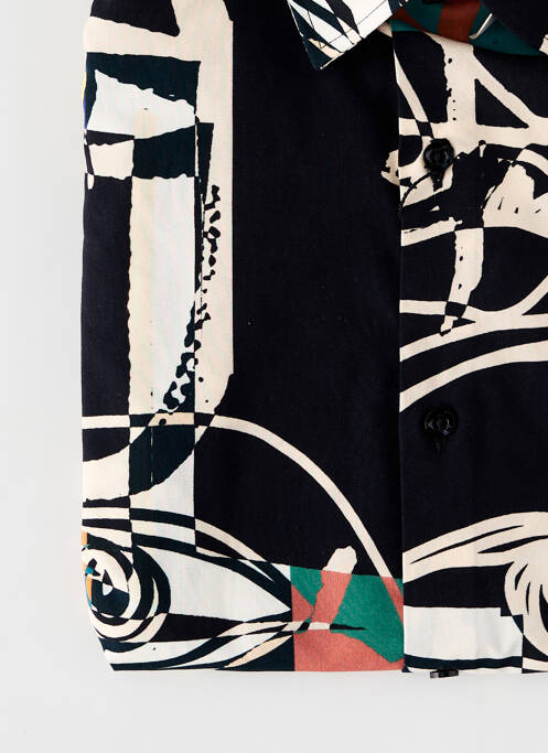 Cămașă cu mâneci lungi negru LA CIBLE ROUGE bărbat