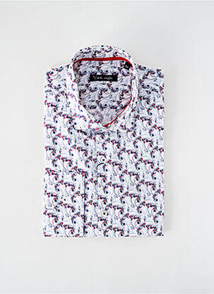 Cămașă cu mâneci lungi alb LA CIBLE ROUGE bărbat