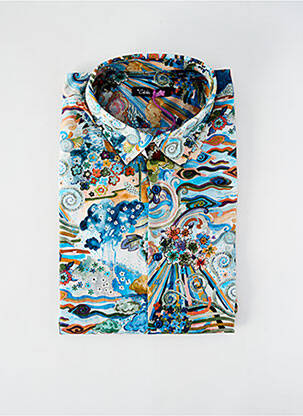 Cămașă cu mâneci lungi albastru LA CIBLE ROUGE bărbat