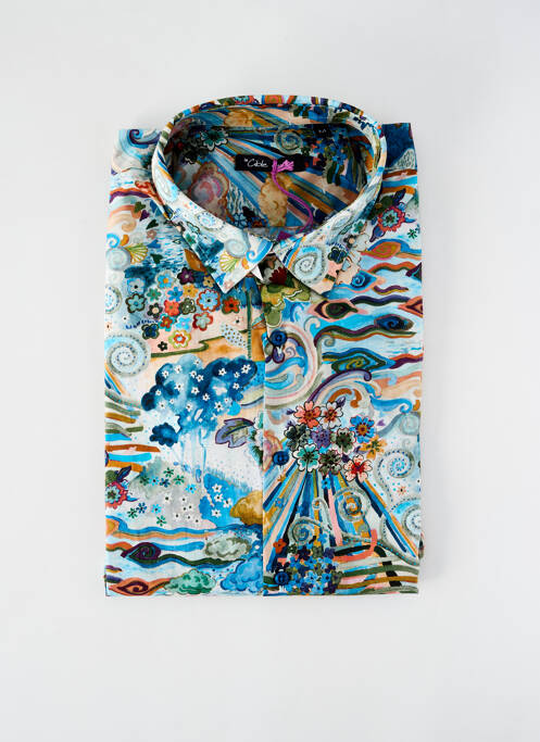 Cămașă cu mâneci lungi albastru LA CIBLE ROUGE bărbat