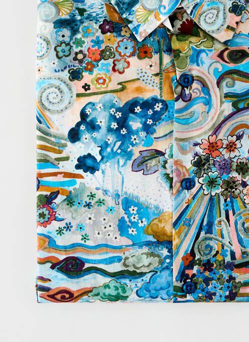 Cămașă cu mâneci lungi albastru LA CIBLE ROUGE bărbat