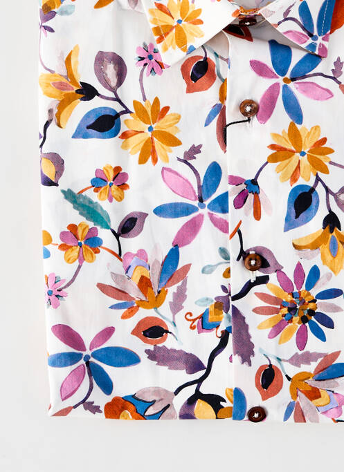 Cămașă cu mâneci lungi alb LA CIBLE ROUGE bărbat