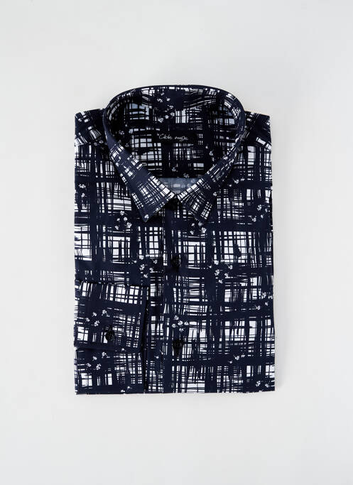 Cămașă cu mâneci lungi negru LA CIBLE ROUGE bărbat