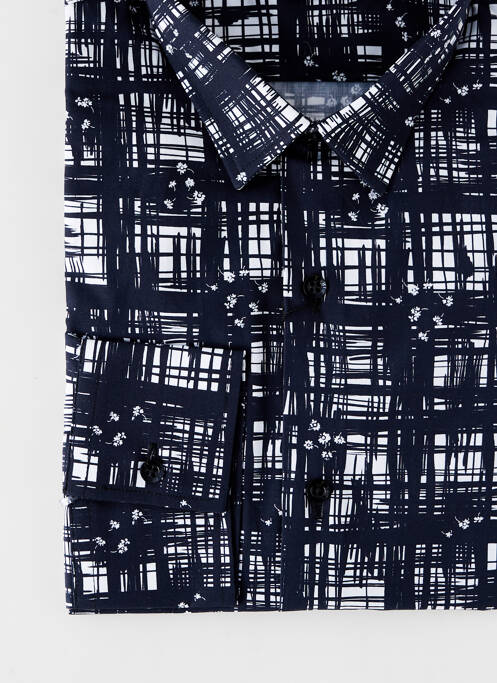 Cămașă cu mâneci lungi negru LA CIBLE ROUGE bărbat