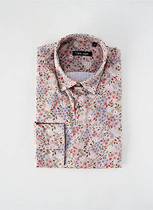 Cămașă cu mâneci lungi bej LA CIBLE ROUGE bărbat