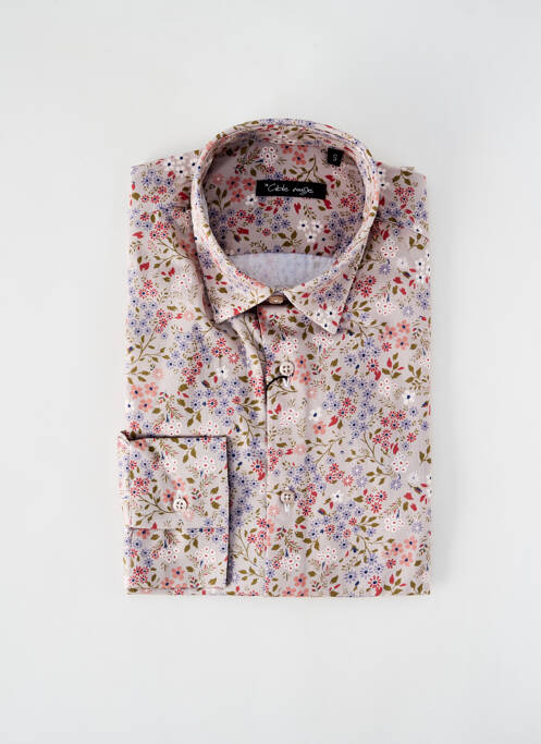 Cămașă cu mâneci lungi bej LA CIBLE ROUGE bărbat