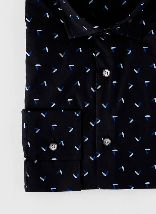 Cămașă cu mâneci lungi negru LA CIBLE ROUGE bărbat