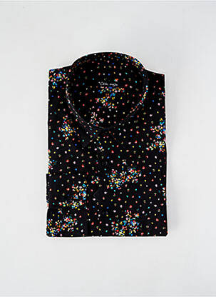 Cămașă cu mâneci lungi negru LA CIBLE ROUGE bărbat