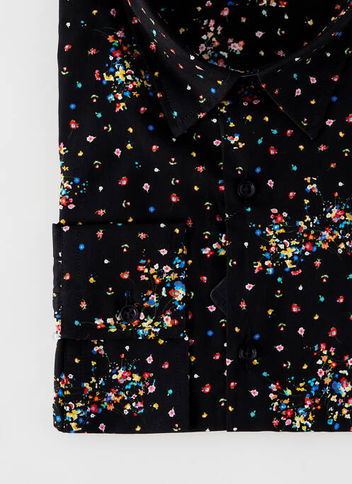 Cămașă cu mâneci lungi negru LA CIBLE ROUGE bărbat