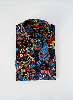 Cămașă cu mâneci lungi negru LA CIBLE ROUGE bărbat