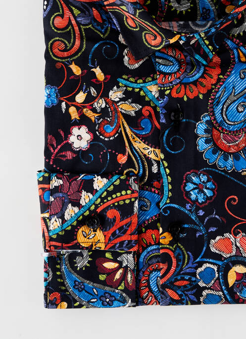 Cămașă cu mâneci lungi negru LA CIBLE ROUGE bărbat